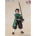 Miniatyrbild 3 av 9: Bandai Tamashii Nations Demon Slayer: Kimetsu No Yaiba Sh Tanjiro Kamado-figur 14 Cm