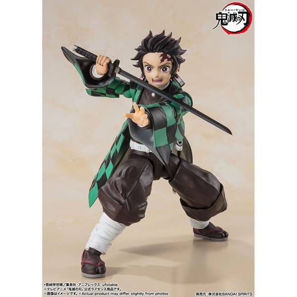 Bandai Tamashii Nations Demon Slayer: Kimetsu No Yaiba Sh Tanjiro Kamado-figur 14 Cm
