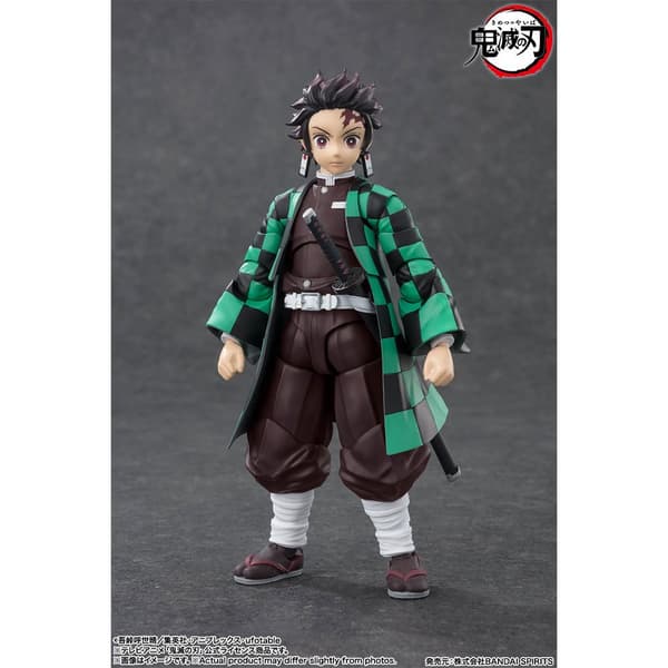 Bandai Tamashii Nations Demon Slayer: Kimetsu No Yaiba Sh Tanjiro Kamado-figur 14 Cm
