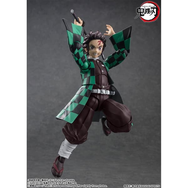 Bandai Tamashii Nations Demon Slayer: Kimetsu No Yaiba Sh Tanjiro Kamado-figur 14 Cm