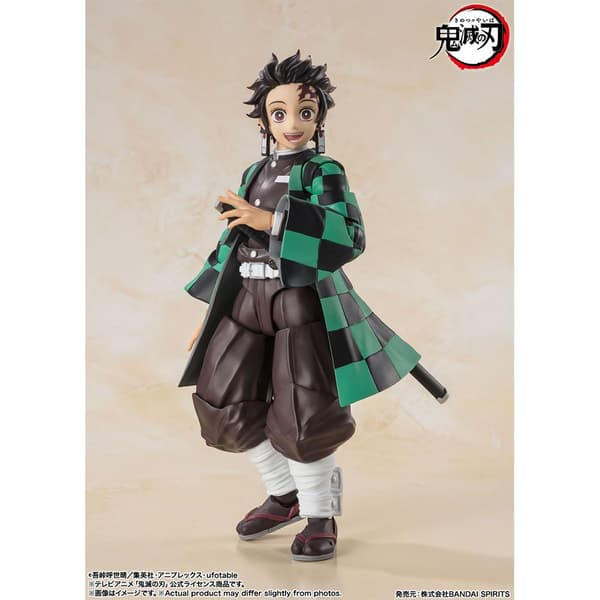 Bandai Tamashii Nations Demon Slayer: Kimetsu No Yaiba Sh Tanjiro Kamado-figur 14 Cm