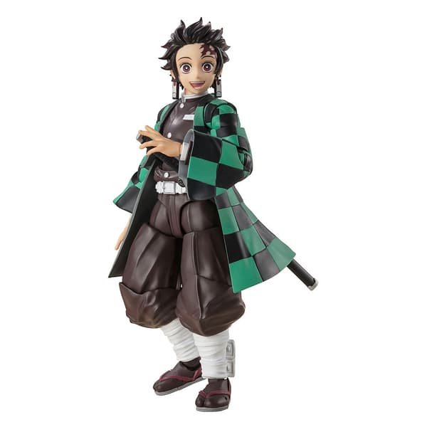 Bandai Tamashii Nations Demon Slayer: Kimetsu No Yaiba Sh Tanjiro Kamado-figur 14 Cm