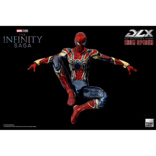 Threezero Iron Spider Marvel Deluxe-figur 1/12 16 Cm