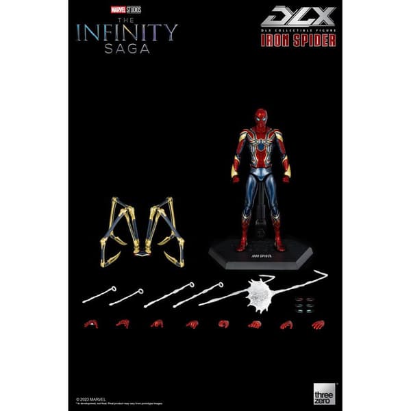 Threezero Iron Spider Marvel Deluxe-figur 1/12 16 Cm