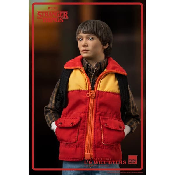 Threezero Stranger Things Will Byers-figur 1/6 24 Cm