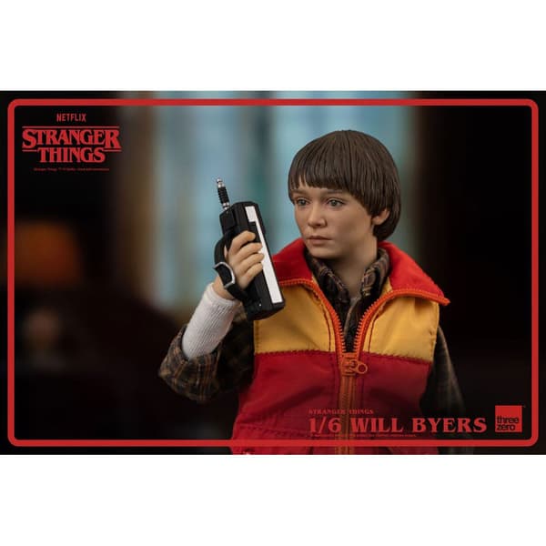 Threezero Stranger Things Will Byers-figur 1/6 24 Cm