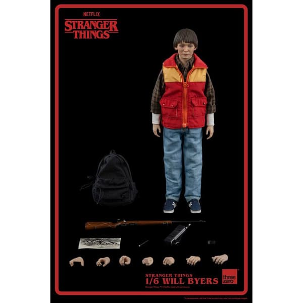 Threezero Stranger Things Will Byers-figur 1/6 24 Cm
