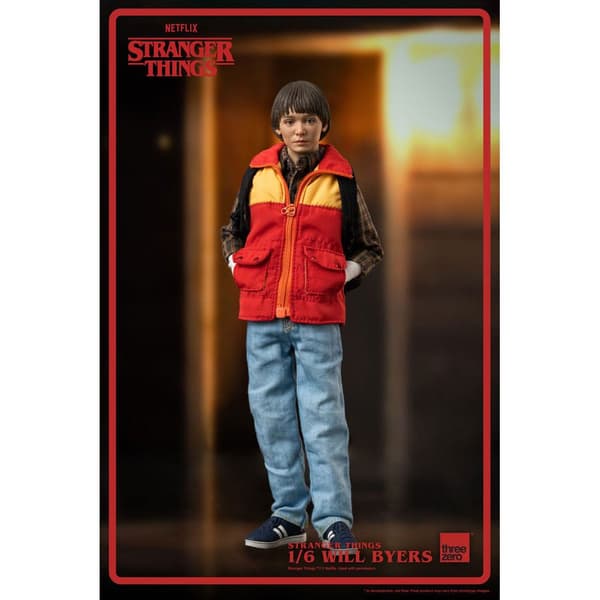 Threezero Stranger Things Will Byers-figur 1/6 24 Cm