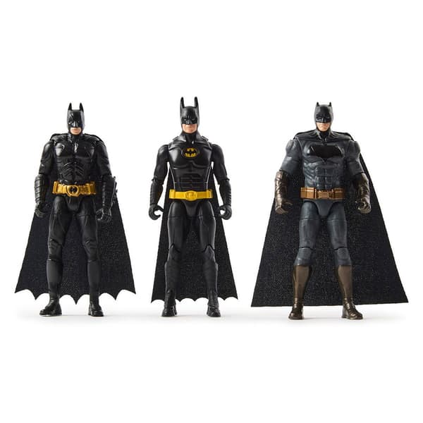 Spin Master Multipack 3 Figuuria Batman 85-vuotisjuhla Musta
