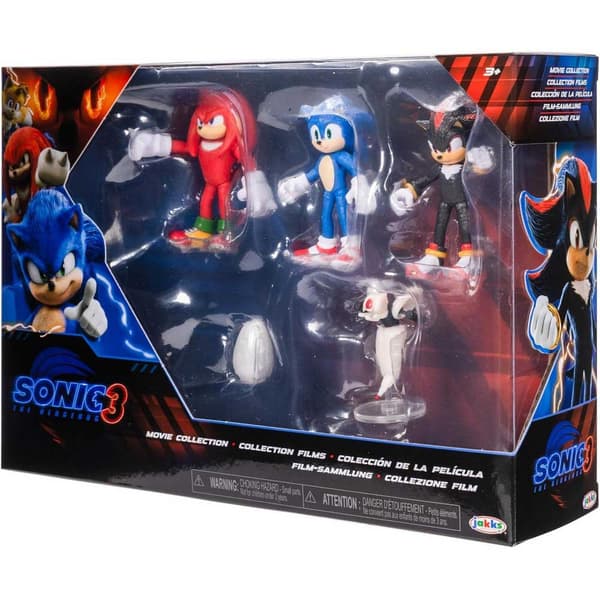 Jakks Pacific Multipack Sonic 3-figur 6 Cm