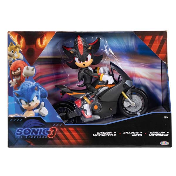 Jakks Pacific Shadow Special Pack 13 Cm + Sonic 3 Motorcykelfigur