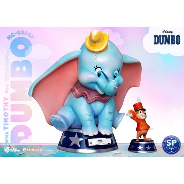 Beast Kingdom Toys Dumbo Master Craft Dumbo Special Edition With Timothy Version 32 Cm Staty