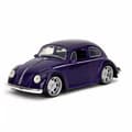 Miniatyrbild 1 av 5: Jada Volkswagen Beetle 1972 1:24 Metall Av Wednesday Addams-figur