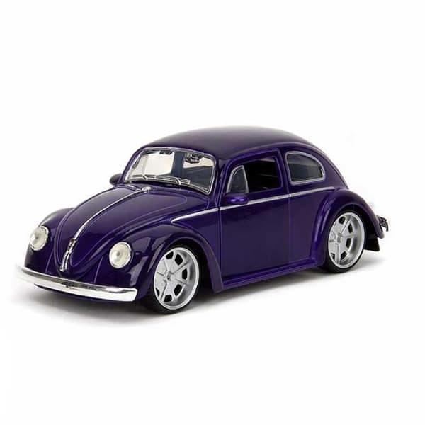 Jada Volkswagen Beetle 1972 1:24 Metall Av Wednesday Addams-figur
