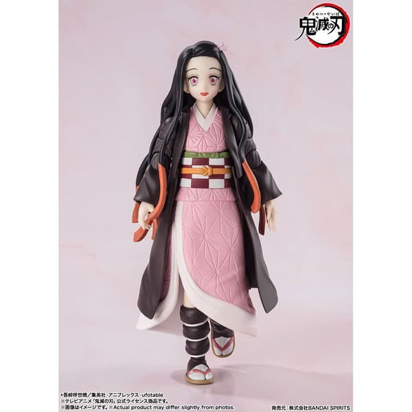 Bandai Tamashii Nations Demon Slayer: Kimetsu No Yaiba Sh Nezuko Kamado-figur 13 Cm