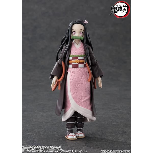 Bandai Tamashii Nations Demon Slayer: Kimetsu No Yaiba Sh Nezuko Kamado-figur 13 Cm