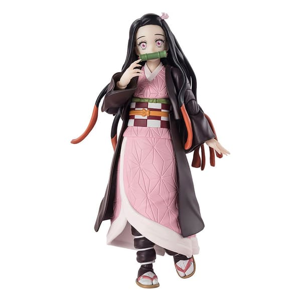Bandai Tamashii Nations Demon Slayer: Kimetsu No Yaiba Sh Nezuko Kamado-figur 13 Cm