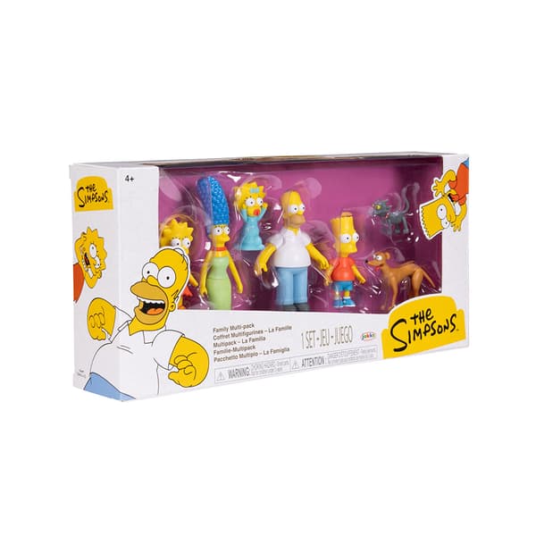 Jakks Pacific Multipack Simpsons-figuren 6 Cm 7 Enheder Flerfarvet