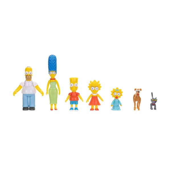 Jakks Pacific Multipack Simpsons-figuren 6 Cm 7 Enheder Flerfarvet