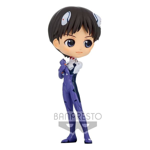 Banpresto Evangelion Q Posket Shinji Ikari Flerfärgad