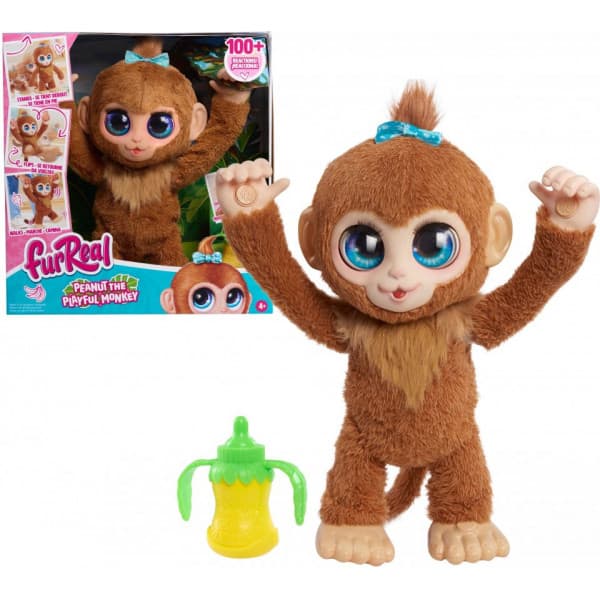 FurReal Peanut - Interaktiv legesyg abe