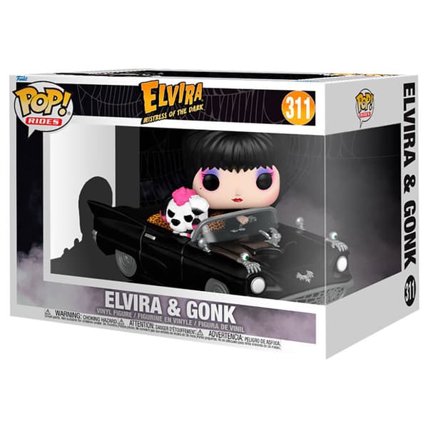 Funko Deluxe Pop Rides Elvira Mistress Of The Dark Elvira Och Gonk