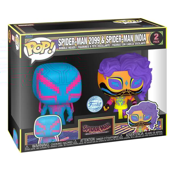 Funko Pop Spider-man-spider-man 2099 Ja Spider-man Intia Yksinoikeudella