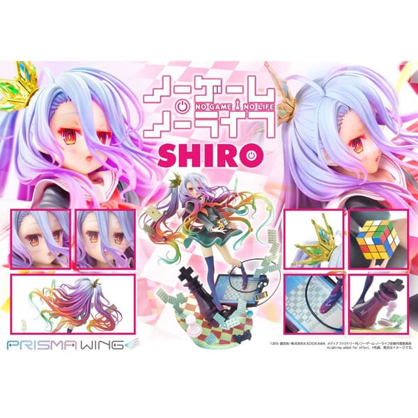 Prime 1 Studio No Game No Life Prisma Wing Pvc 1/7 Shiro 27 Cm Staty