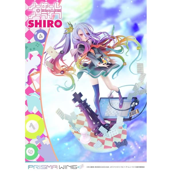 Prime 1 Studio No Game No Life Prisma Wing Pvc 1/7 Shiro 27 Cm Staty
