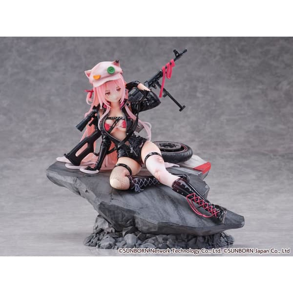 Estream Pvc Shibuya Scramble Figur 1/7 Ukm -2000 Gale Lightning -såret Udsigt. Girls Frontline Statue 20 Cm