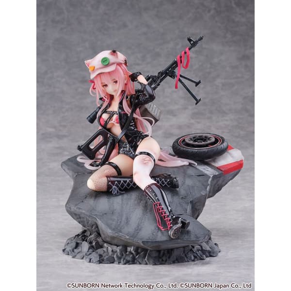 Estream Pvc Shibuya Scramble Figur 1/7 Ukm -2000 Gale Lightning -såret Udsigt. Girls Frontline Statue 20 Cm