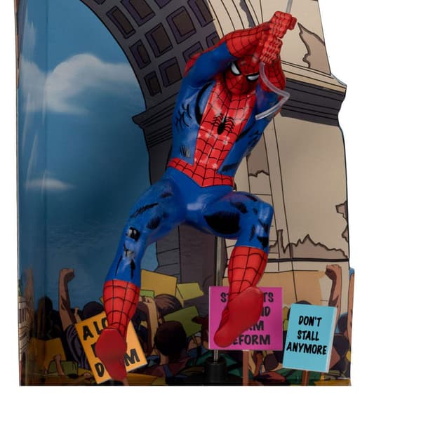 Mcfarlane Toys Ihme Keräily-pvc-hahmo 1/10 Spider-man & Kohtaus Gold Label The Amazing Spider-man 68 15 Cm