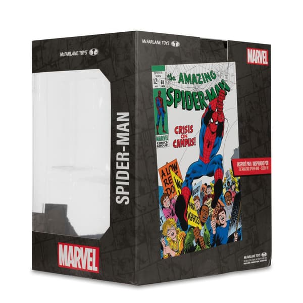 Mcfarlane Toys Ihme Keräily-pvc-hahmo 1/10 Spider-man & Kohtaus Gold Label The Amazing Spider-man 68 15 Cm