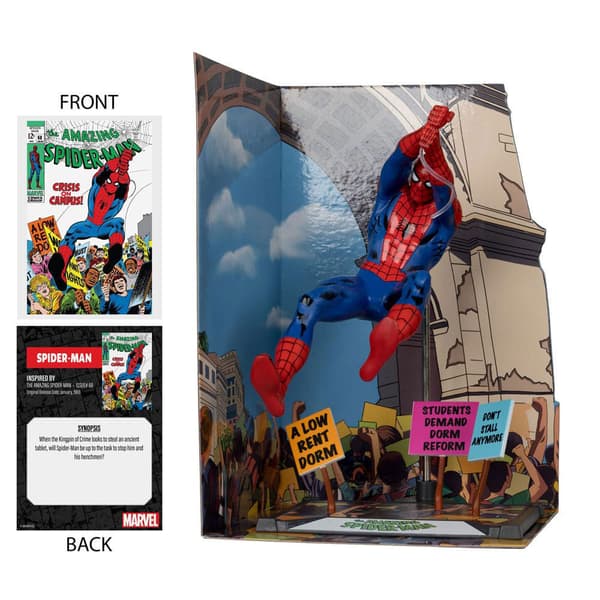 Mcfarlane Toys Ihme Keräily-pvc-hahmo 1/10 Spider-man & Kohtaus Gold Label The Amazing Spider-man 68 15 Cm