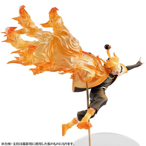 Megahouse Naruto Shippuden Gem Series Pvc 1/8 Naruto Uzumaki Six Paths Sage Mode 15th Anniversary Ver 29 Cm Staty