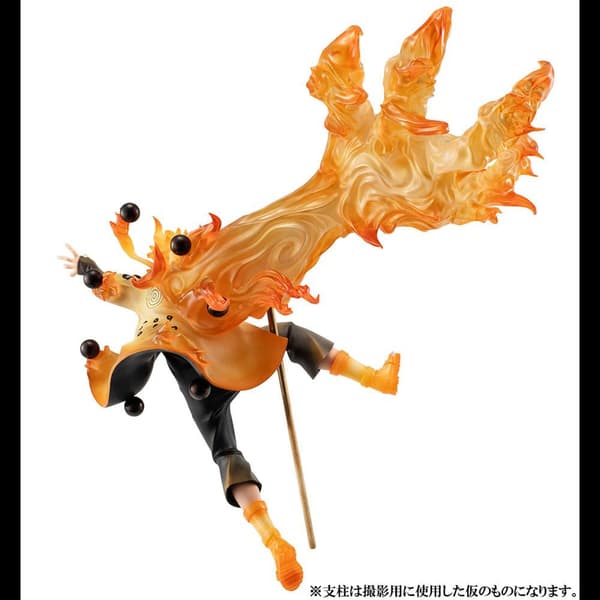 Megahouse Naruto Shippuden Gem Series Pvc 1/8 Naruto Uzumaki Six Paths Sage Mode 15th Anniversary Ver 29 Cm Staty