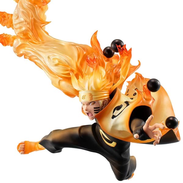 Megahouse Naruto Shippuden Gem Series Pvc 1/8 Naruto Uzumaki Six Paths Sage Mode 15th Anniversary Ver 29 Cm Staty