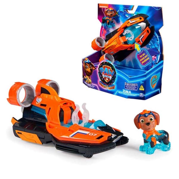 Spin Master Paw Patrol Movie Zuma Fordonfigur Orange