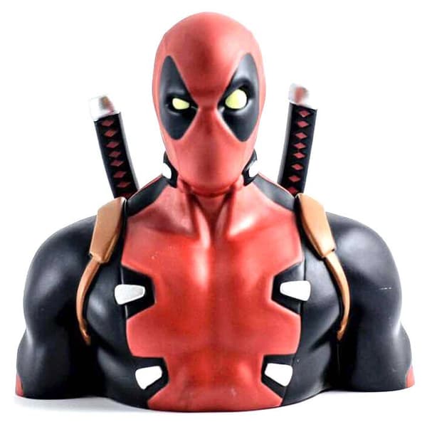 Marvel Deadpool Buste Sparebøsse 20 Cm Flerfarvet
