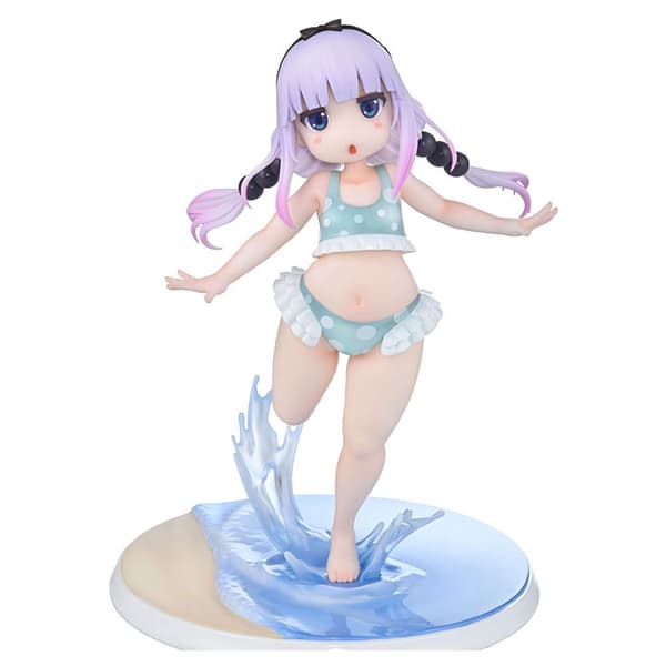 Kaitendoh Mishiranu Joshikousei Ni Kankinsareta Mangaka No Hanashi Pvc 1/6 Kanna Kamui Swimsuit On The Beach Ver 20 Cm Statue