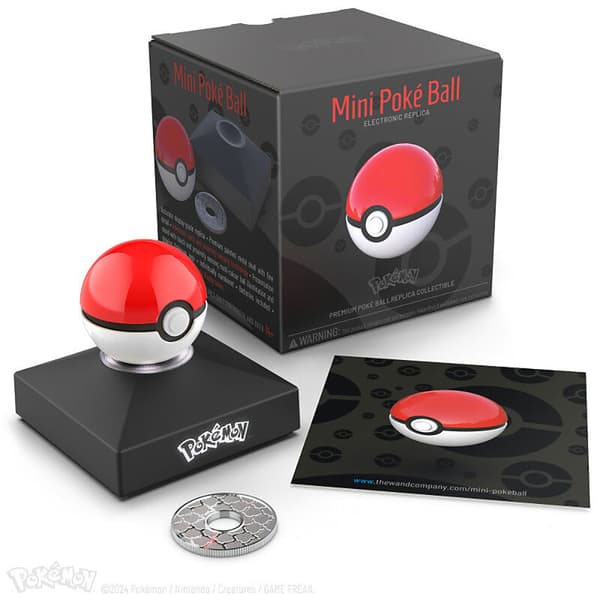 The Wand Company Pokémon Elektronisk Replika Støbt Minibold 8 Cm