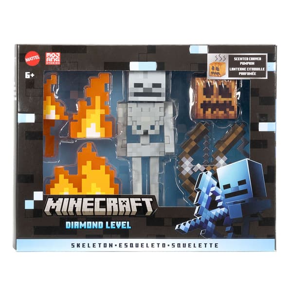 Minecraft Diamantniveau Skeletfigur