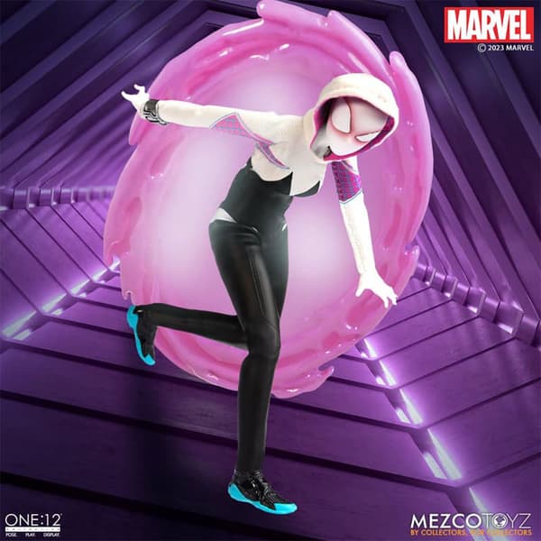Mezco Toys Marvels Ghost-spider-figur Från Jord-65 1/12 16 Cm