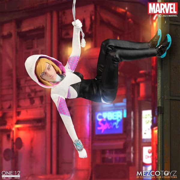 Mezco Toys Marvels Ghost-spider-figur Från Jord-65 1/12 16 Cm