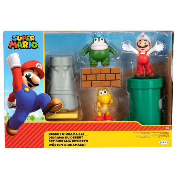 Jakks Pacific Super Mario Bros Ørkendiorama Flerfarvet