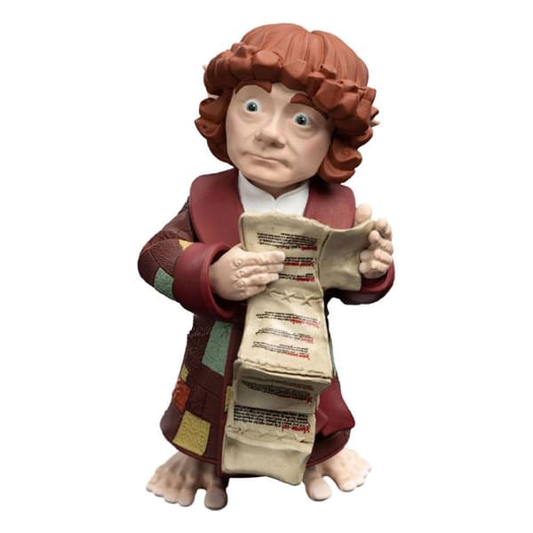 Weta Workshop Hobbitten Mini Epics Vinylfigur Bilbo Baggins 10 Cm Gylden