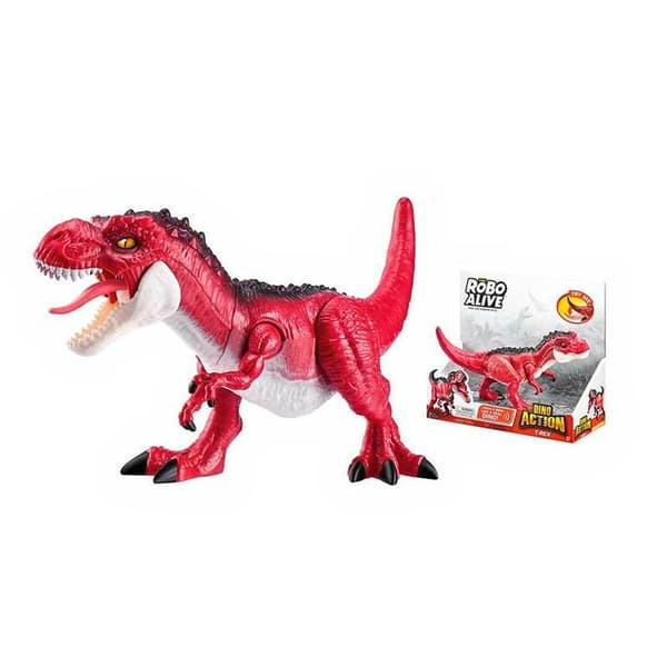 Zuru Dinosaur T-rex Levende Dino Actionfigur 21x14x6 Cm Rød