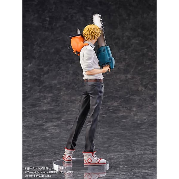 Sega Chainsaw Man S Fire Pvc 1/7 Denji & Pochita 24 Cm Statue