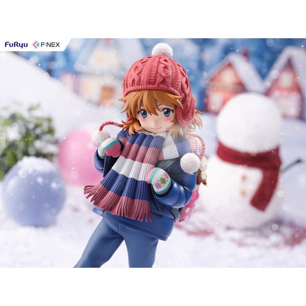 Furyu Evangelion: 30 + 10 Thrice Upon A Time Fnex 1/6 Asuka Shikinami Langley Winter Ver 20 Cm Statue