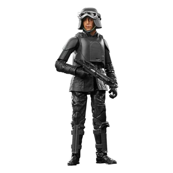 Hasbro Star Wars : Andor Black Series Actionfigur Imperiestyrkeofficer Ferrix-figur 15 Cm Sort